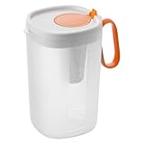 Composants amovibles : le pichet filtre à eau est équipé d'une passoire à thé amovible et d'un entonnoir, permettant aux utilisateurs de nettoyer et d'entretenir le produit sans effort, favorisant une expérience de boisson plus saine, que ce soit pour la préparation du thé ou la purification de l'eau
