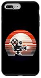 Installation facile Coque pour iPhone 7 Plus/8 Plus Projecteur de cinéma rétro vintage coucher de soleil