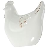 Décoration de cuisine en céramique représentant des animaux de la ferme : idéale pour décorer une étagère, une table, un meuble, une maison, un bureau, un café ou une réception de mariage. poulet en céramique