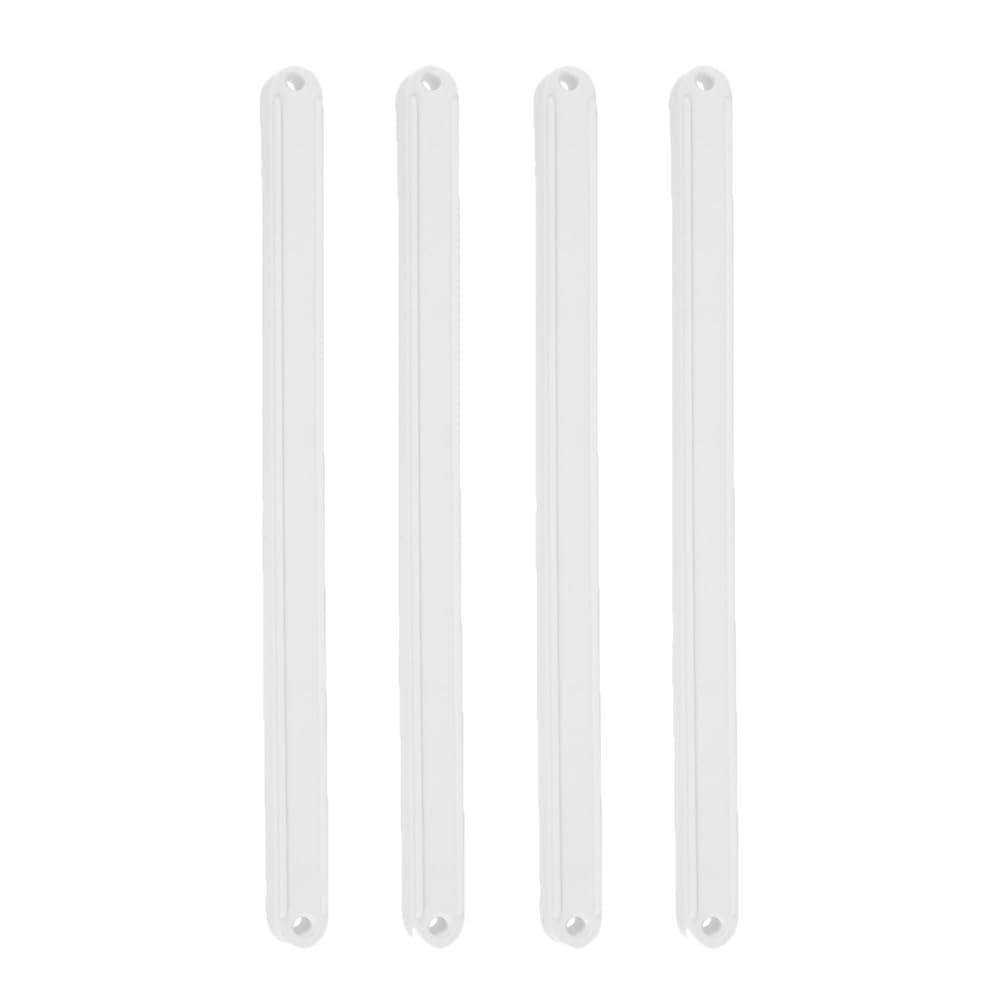Drawer Runners Drawer Track Slides Side Mount 235mm Rails Replacement Parts Glides and Guide Under for Drawer(White)
