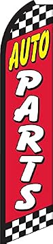 Auto Parts Swooper Feather Flag Only