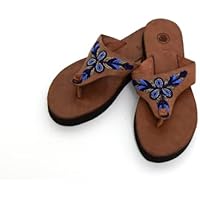 SANDALIA ARTESANAL MUJER BREEZE POINT FLOWER, marrón, 36 EU