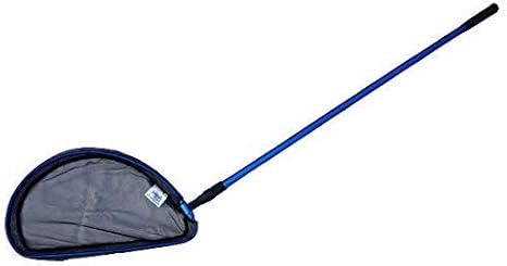 Image Pond H2o Light N' Easy Skimmer Net 18 Inch Net Head with Telescopic 6 Foot (70 Inches) Pole, 2 Part System, Water Garden Koi Fish Pond Skimming Net for small debris, pine needles, leaf and acorns