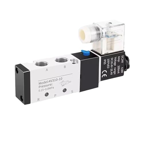 Électrovanne 4V210-08 haute précision commande d'air industrielle AC220V - 5