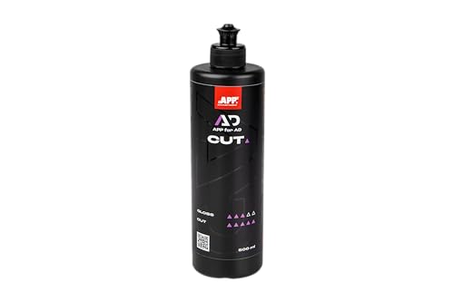 APP for AD CUT - Pâte à polir abrasive à gros grains | Efface rayure voiture | Élimine les rayures très profondes | Sans silicone ni solvants lourds | Parfum banane – 500 ml