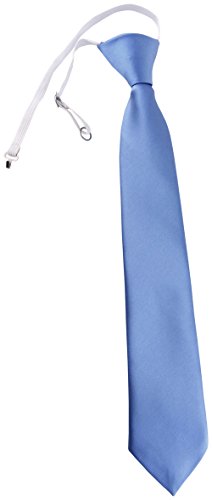 TigerTie Security Sicherheits Krawatte in blau Uni einfarbig - vorgebunden Gummizug TigerTie Security Sicherheits Krawatte in blau Uni einfarbig - vorgebunden Gummizug