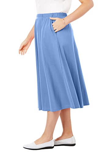 Woman Within Plus Size 7-Day Knit A-Line Skirt3