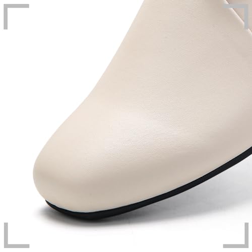 Image of UZB Loafers for Women Dress Shoes Slip On Shoes Low Heel Casual Work Office Dressy Shoes