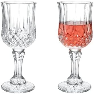 Madame Coco Audrey 4'lü Uzun Boy Şarap Kadehi Seti 220 ml, Toprak