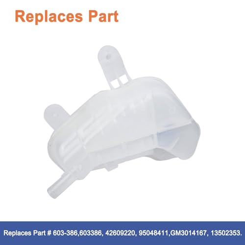 Front Engine Coolant Reservoir Tank(1PCS). Replaces Part # 603-386,603386, 42609220, 95048411,GM3014167, 13502353.Fit for 2012 - 2020 Chevy Sonic. by YOUYIEN - Used condition - Image 2