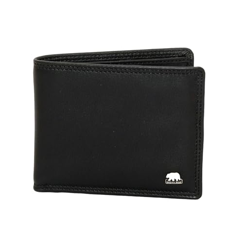 Image of BROWN BEAR Wallet for Men Leather Original, Pure Nappa Leather Wallet for Man Stylish, Certified RFID Protected Slim Purse with Eight Card Pockets