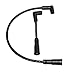 Sumax 17-18 Flh Flt Plug Wires Braid Cloth Blk/Blu C20038 New