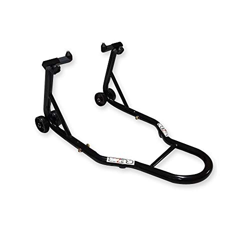 cruizer – Chevalet universel lève-moto avant, réglable avec attaches à cônes et barres de renfort sur les latérales