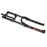 Bike Suspension Forks BMX Suspension Fork 26x4.0 Inch Bicycle Fork E-Bike Fat Forks MTB/ATV Air Disc