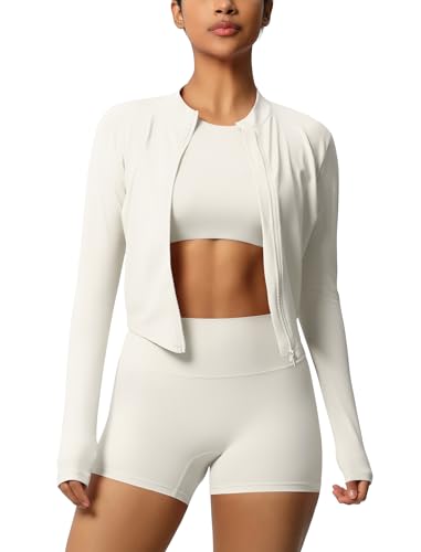 Conjunto de 3 peças de treino para mulheres, shorts de cintura alta, sem costura, top cropped para a
