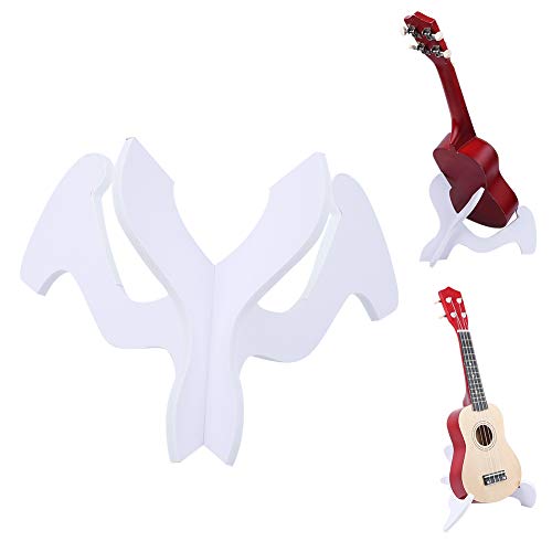 Suporte de ukulele, estrutura leve e estável suporte de violino dobrável vertical resistente a risco