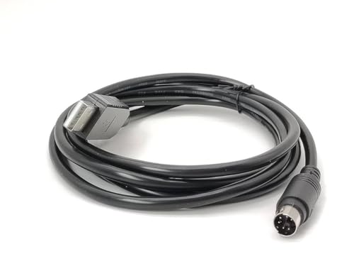RIKYJIC Cable conector redondo USB a MD6 de 6 pines de 1,8 metros para cables de programación L-S L-G XGB-XBC XGK XEC PLC RS232