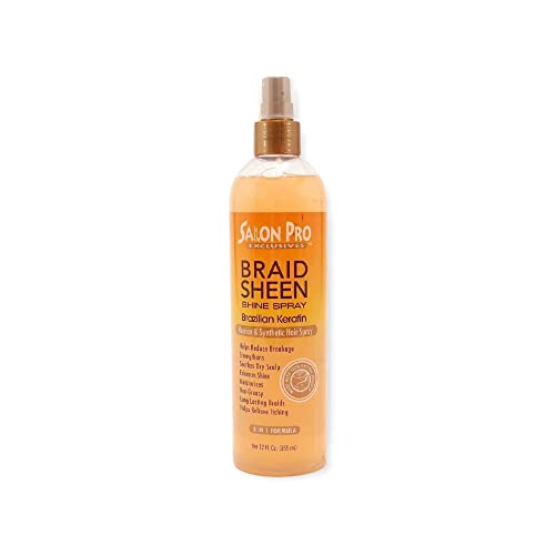 Salon Pro Braid Sheen Shine Spray 8 en 1 355 ml miniatura 1