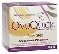 9 test OVUQUICK 1 step Ovulation Predictor ref# 15101