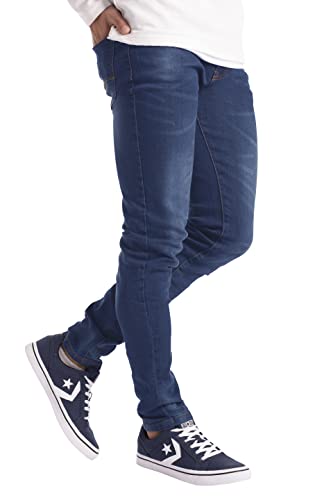 westAce New Mens Stretch Skinny Slim Fit Flex Jeans Pant Stretchable Denim 98% Cotton & 2% Stretch Trouser 28-40 Waist