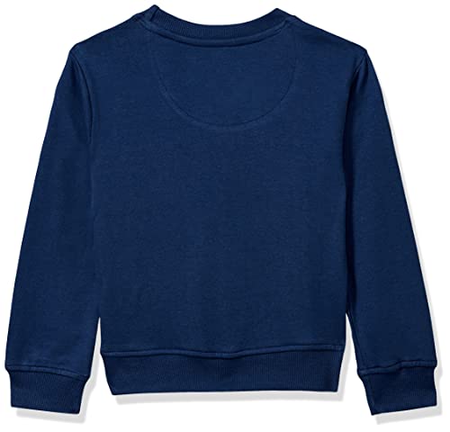 Image of U.S. Polo Assn. Kids Baby Boys Cotton Turtle Neck Sweatshirt (UKSWSON000912T Me. Orange 12T)