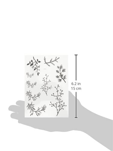 CARDIO-io Set di timbri Trasparenti, Motivo: Rami