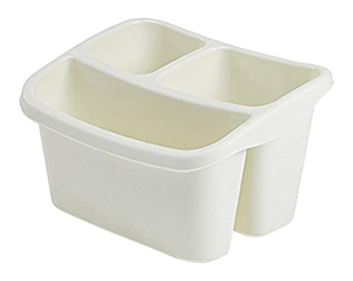Whitefurze Sink Organiser, Cream
