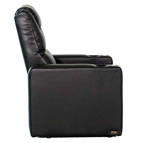 Octane Excel Xs800 Black Bonded Home Theater Seating (Row Of 5) #TOP2