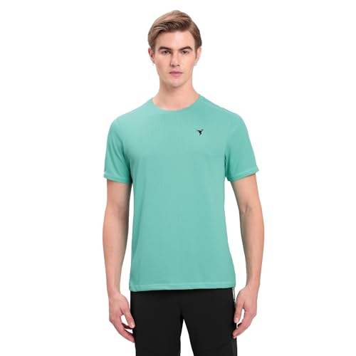 Image of TECHNOSPORT Men's Polyester Regular Fit T-Shirt