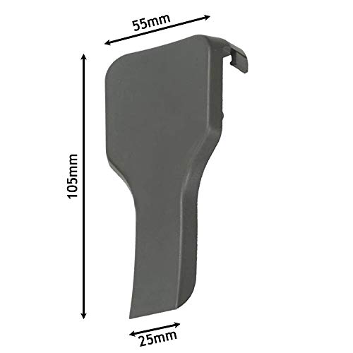 Miniatura 4 de Spares2go Placa Trasera De Mango Con Tornillos Compatible Con Tefal Compatible Con Actifry Express Genius Smart Xl Plus Freidora De Aire 1,7 Kg