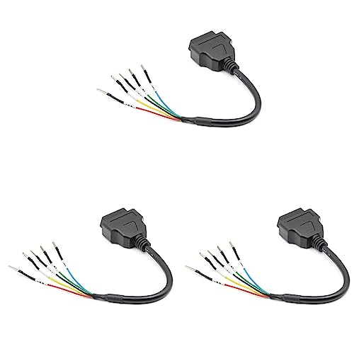 Bliaszo 3X 16�s��OBD OBD2���XK���C��CAN���C�� �W�����p�[�e�X�^�[�̃R�l�N�^�[ �Ԃ̐f�f�����P�[�u���E�R�[�h�E�s�O�e�[��