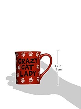 Taza de Stoneware Our Name is Mud 16 oz Decoración Gatos miniatura 2