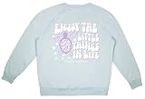Women's Relaxed-Fit Crewneck Pullover | Preppy and Stylish Women’s Crewneck Sweater (as1, Alpha, l,