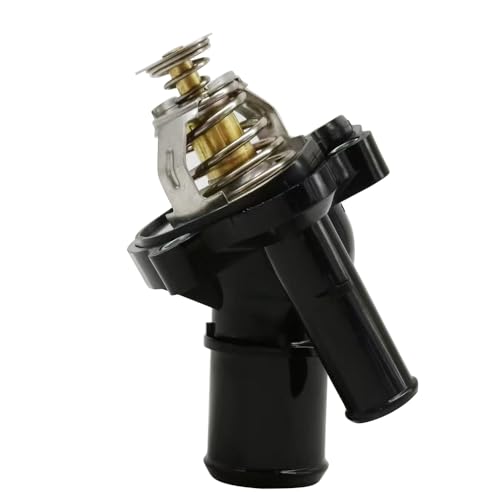 Forlevlaep Engine Coolant Thermostat And Housing Assembly Fits For 2003-22 Ford Lincoln Mazda Mercury Thermostat Housing For Escape, Focus, Fusion, Ranger, Mkz, 3, 5, 6,Tribute, Mariner, Milan & More