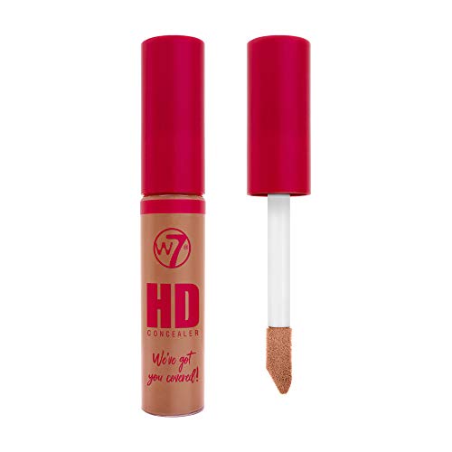 W7 | Concealer | HD Concealer - DW9 | Ideal for Banishing Under Eye Shadows | Suitable For All Skin Types
