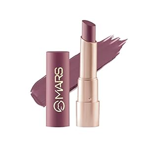 MARS Creamy Matte Long Lasting Lipstick for Women | Creamy Lipstick | Single Swipe Application | Smooth & Light Weight (3.2 gm) (14-Sinful Salsa)