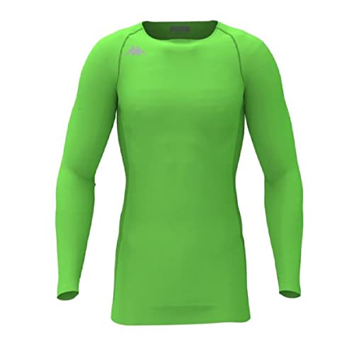 T-Shirt Manche Longue Kappa ample confortable vert clair fin des coupes serrées