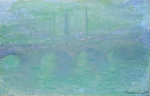Toile Claude Monet Pont de Waterloo pour créer une ambiance zen dans votre bureau