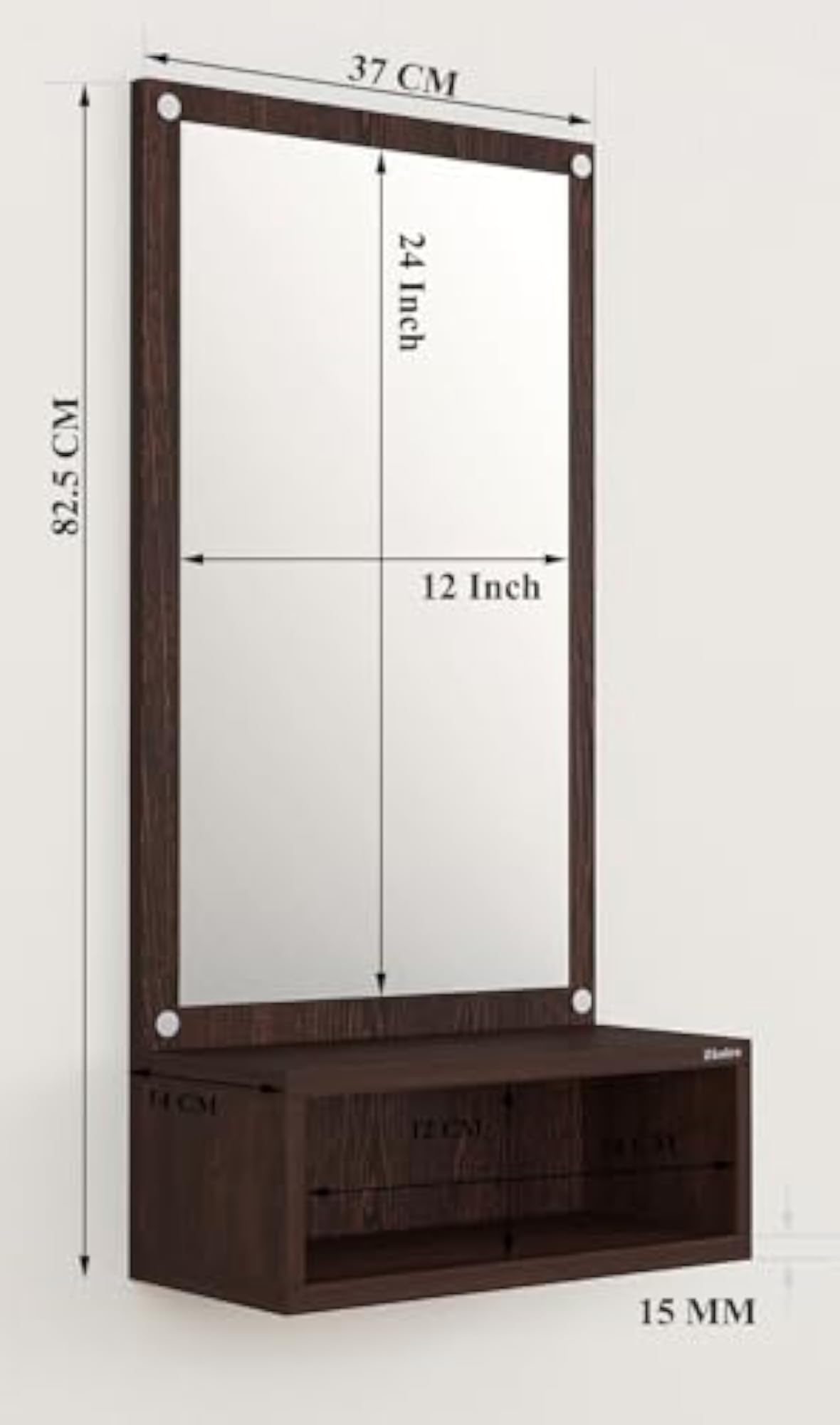 Lafiya Wall Mounted Dressing Mirror