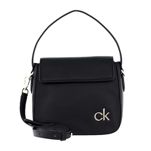 Calvin Klein HOBO med flik SM, svart, OS