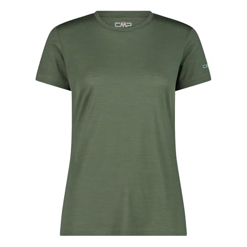 Rundhals T-Shirt aus Merinowolle für Damen CMP