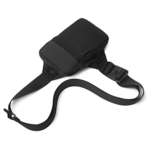 Small Crossbody Bags For Women Men, Waterproof Mini Crossbody Fanny Pack With Front Pocket, Small Sling Bag Cell Phone Passport Bag With Adjustable Strap (Black) #TOP7