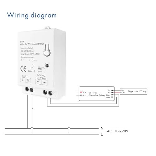 Variateur de lumière LED AC 100-240V commande vocale maison - 3