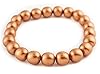 The Bead Chest Natural 20mm Wooden Beads in Copper for Jewelry Making – Round Loose Wood Spacer Beads I Approximately 20 Beads #2