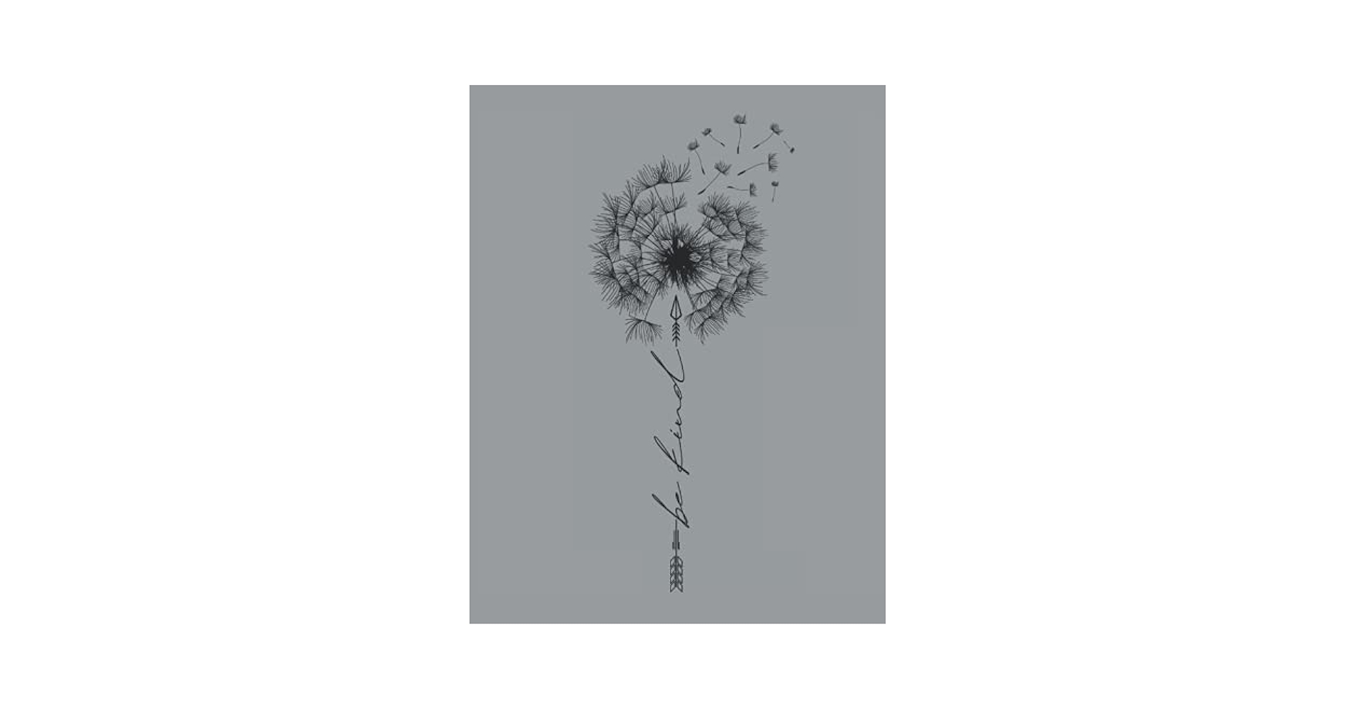 be-kind-flower-nicely-friendly-dandelion-arrow-tattoo-summer-design-gift-anti-stress-coloring-book-mandalas-funny-dandelion-be-kind-gift-a4-templates-antistress-relax