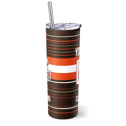Image of Cleveland Tumbler 20oz Travel Mug Custom Name and Number Gifts