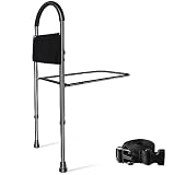Kaglro Bed Rails for Elderly Adults Safety with Legs & Storage Pocket, Height Adjustable Bed Assist Rails for Seniors, Fall Prevention Get in or Out of Bed Safely - Fits King, Queen, Full, Twin Bed