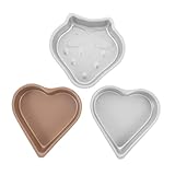 Molde para hornear antiadherente: con esta herramienta para hornear, puede preparar fácilmente pudines, pasteles, pan, etc, ampliamente utilizados para hornear diferentes alimentos y moldes para hornear