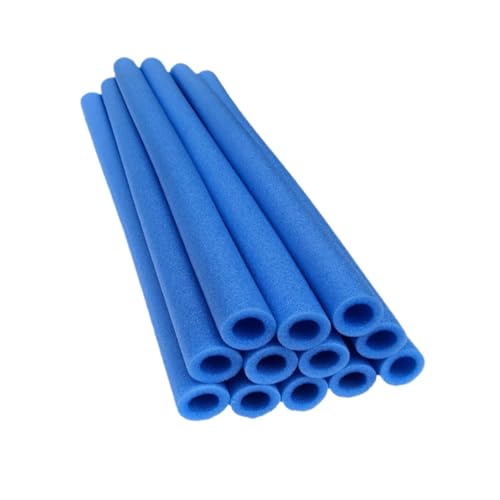 Yiju 12x Trampoline Enclosure Pole Foam Sleeves Protection Children Protective Sleeves Portable Padding for Indoor Outdoor Tubing
