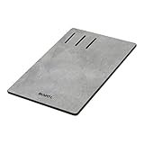 Ruvati 17 x 11 inch Textured Concrete Finish Cutting Board for Ruvati Workstation Sinks – RVA1217CR